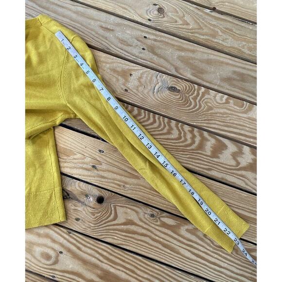 Banana Republic Button Up Cardigan Size XS Women’s Yellow - Picture 7 of 8